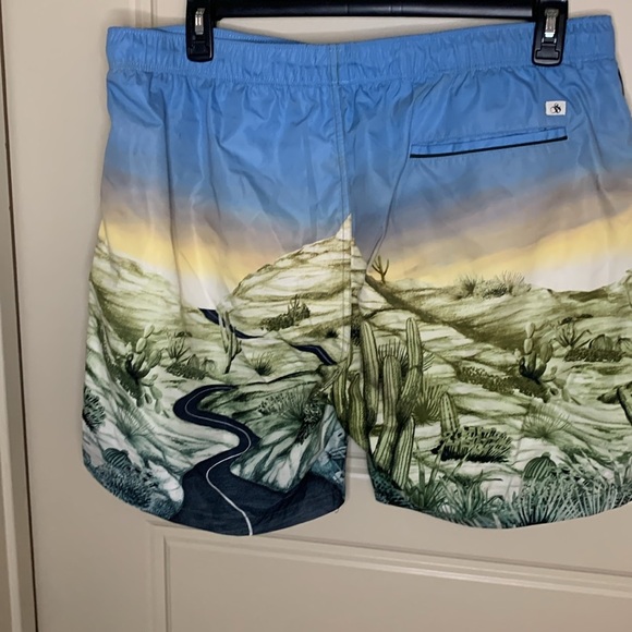 Size XXL Scotch & Soda men’s printed swim shorts board shorts - Picture 2 of 6